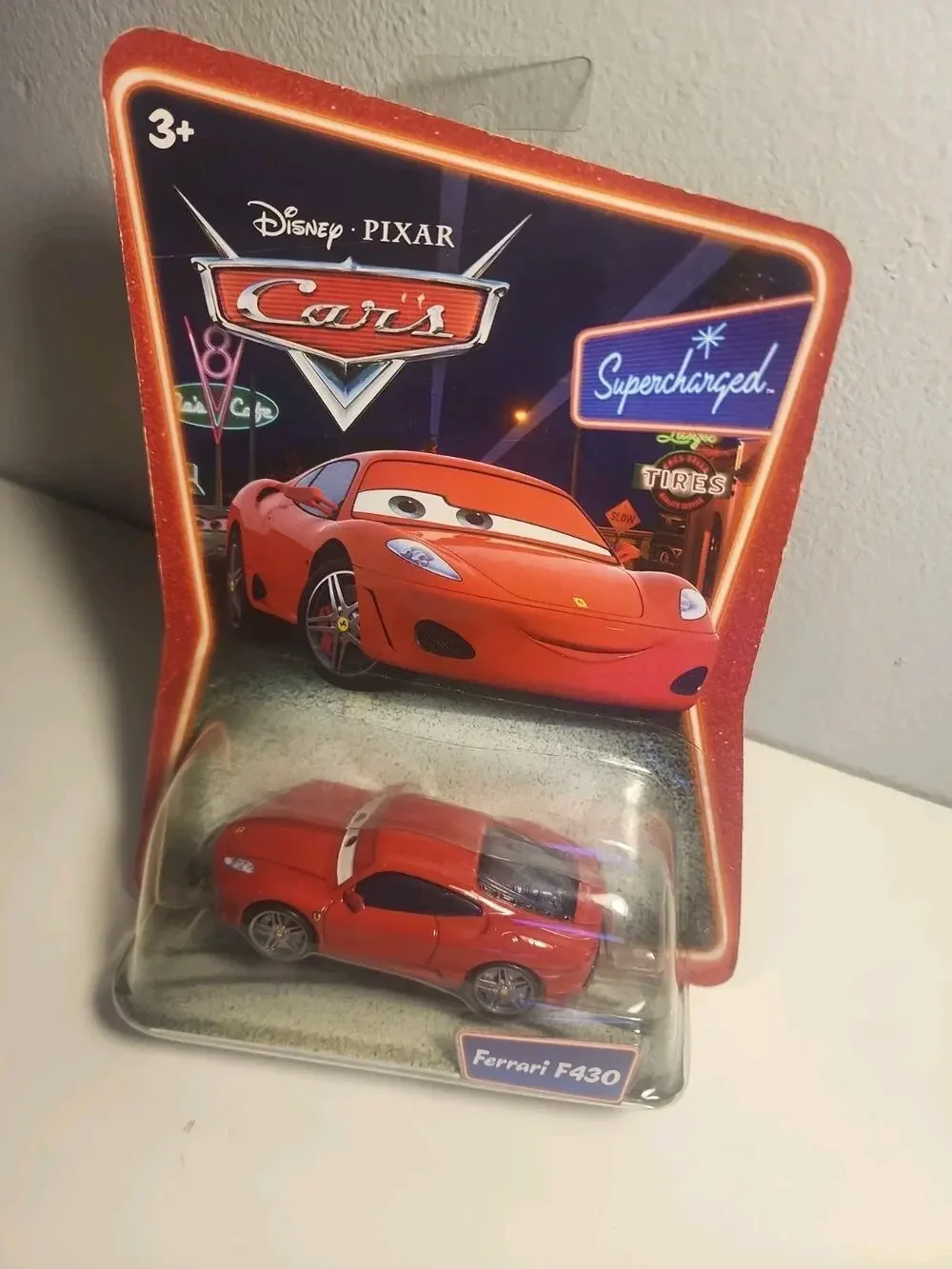 Disney Pixar Cars Supercharged Series Ferrari F430 Diecast Car NEW Sealed